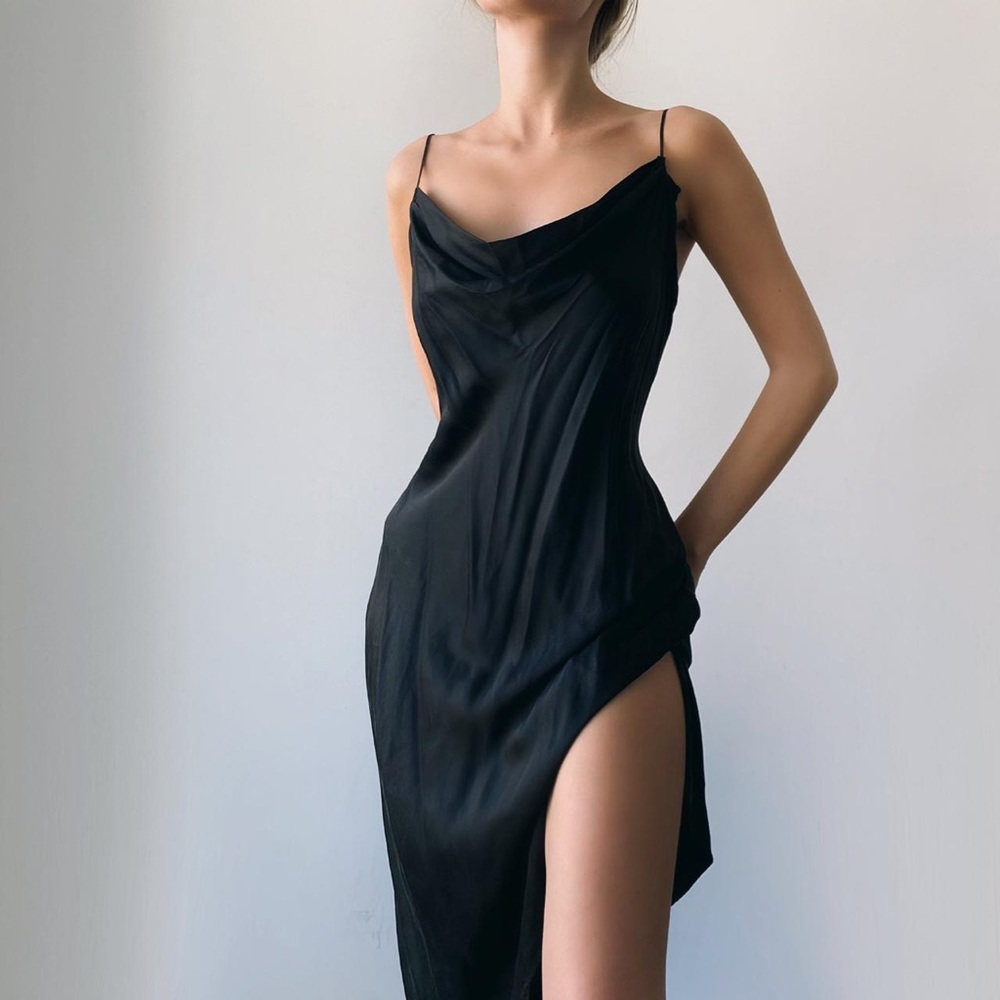 Vintage Victoria Secret Silk Backless Dress